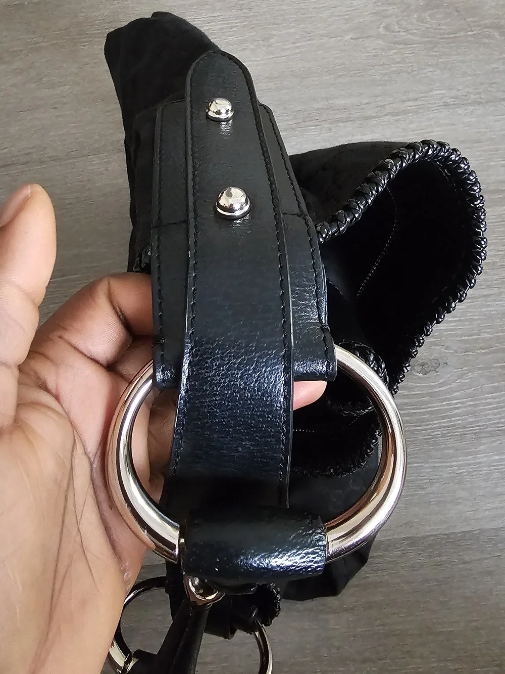 Gucci GG Black Shouder hobo Bag